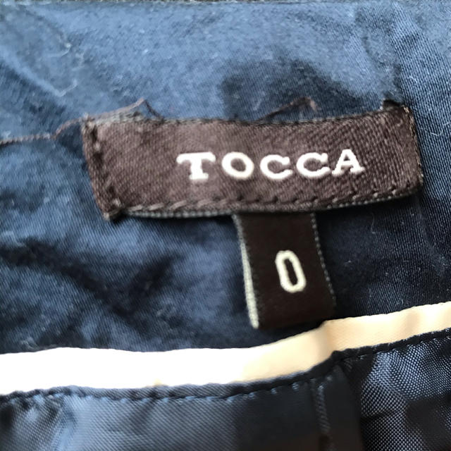 TOCCA(トッカ)のトッカtoccaショートボレロサイズ０紺色ネイビーフォーマルワンピースドレスに レディースのトップス(ボレロ)の商品写真