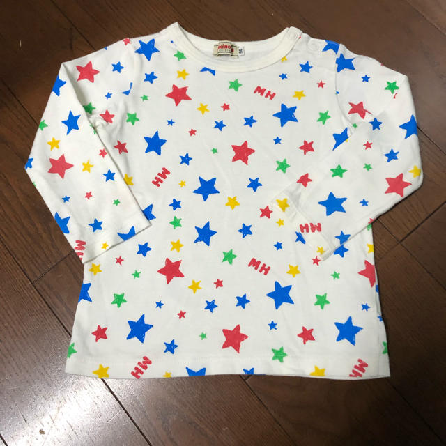 mikihouse(ミキハウス)のミキハウス ロンT 90 美品 キッズ/ベビー/マタニティのキッズ服女の子用(90cm~)(Tシャツ/カットソー)の商品写真