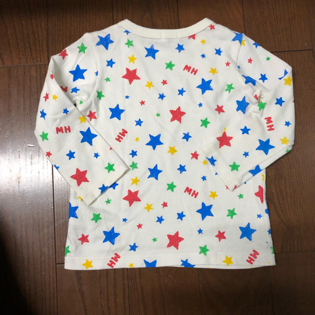 mikihouse(ミキハウス)のミキハウス ロンT 90 美品 キッズ/ベビー/マタニティのキッズ服女の子用(90cm~)(Tシャツ/カットソー)の商品写真