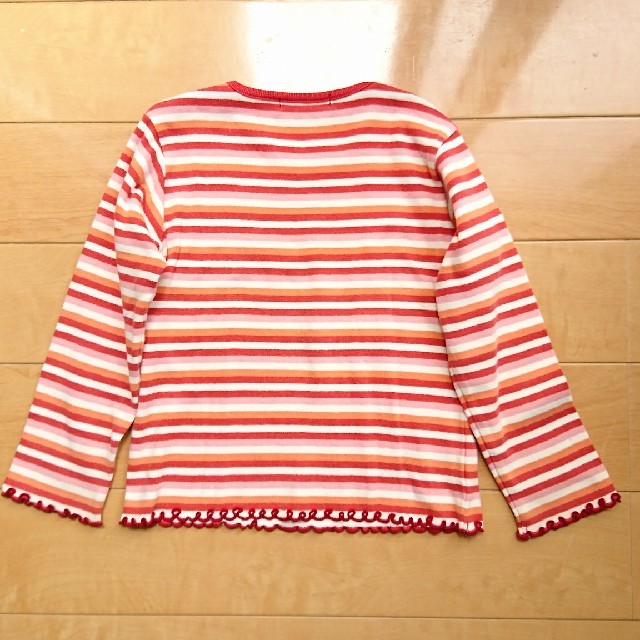 familiar(ファミリア)のファミリア  ボーダーカットソー 100 キッズ/ベビー/マタニティのキッズ服女の子用(90cm~)(Tシャツ/カットソー)の商品写真