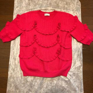 レッドヴァレンティノ(RED VALENTINO)の専用❗️鮮やかなピンク レッドヴァレンティノ ニット(ニット/セーター)