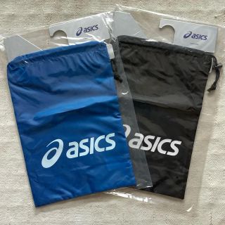 アシックス(asics)の【新品未開封】asics ライトバッグ S 2枚セット ブルー&ブラック(その他)