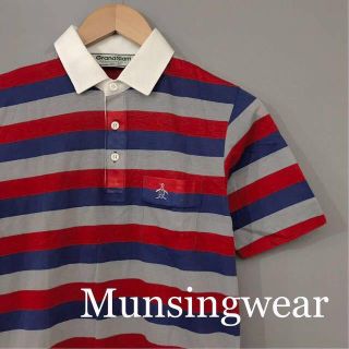 マンシングウェア(Munsingwear)の【美品 】マンシングウェア Munsingwear ゴルフ ポロシャツ 半袖(ウエア)