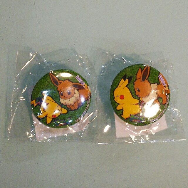 ポケモン(ポケモン)のポケモン バッジ 2個 エンタメ/ホビーのアニメグッズ(バッジ/ピンバッジ)の商品写真