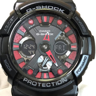 ジーショック(G-SHOCK)のCasio G-SHOCK GA-200SH 腕時計　アナデジ　ブラック(腕時計(デジタル))