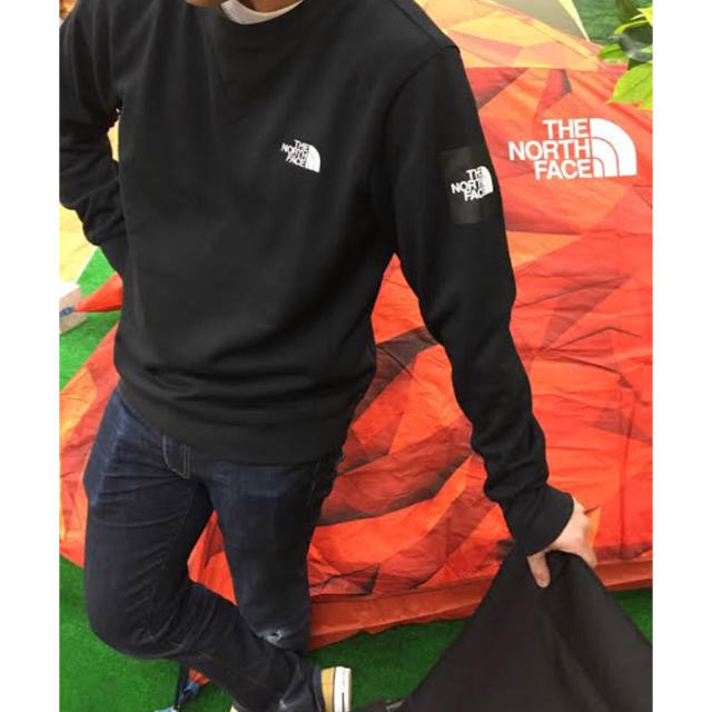 THE NORTH FACE(ザノースフェイス)の【大人気スクエアロゴモデル】The North Face Crew メンズのトップス(スウェット)の商品写真