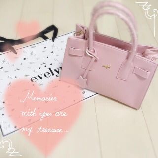 エブリン(evelyn)のエブリン💕バック ピンク(ハンドバッグ)