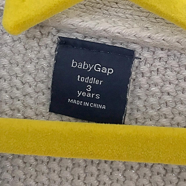 babyGAP(ベビーギャップ)のbaby GAP カーディガン キッズ/ベビー/マタニティのキッズ服女の子用(90cm~)(カーディガン)の商品写真
