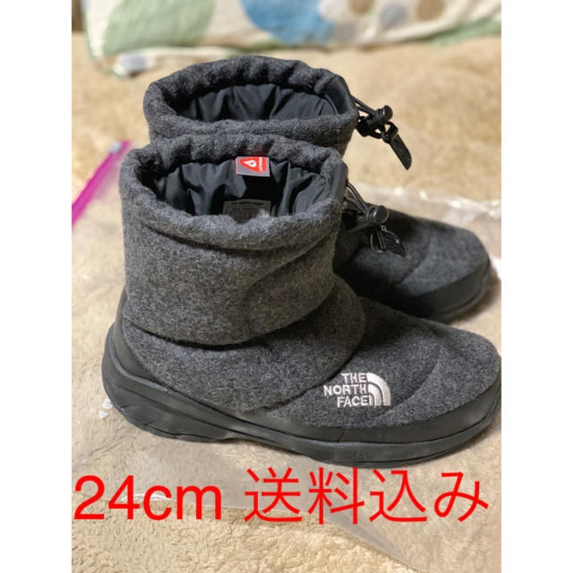 THE NORTH FACE ﾇﾌﾟｼﾌﾞｰﾃｨ- ｸﾞﾚｰ  24cm