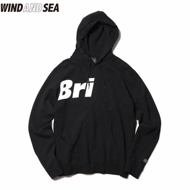 WIND AND SEA SUPPORTER SWEAT HOODY BLACK