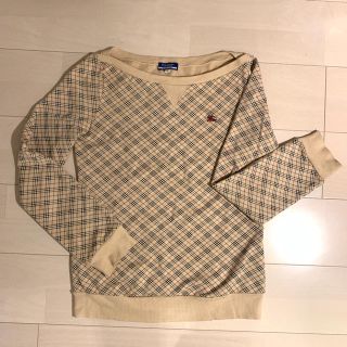 バーバリーブルーレーベル(BURBERRY BLUE LABEL)のBURBERRY ノバチェック トレーナー トップス(トレーナー/スウェット)