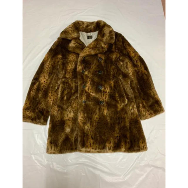 Needles(ニードルス)のNeedles Leopard Pea Coat ファーコート　専用 メンズのジャケット/アウター(ピーコート)の商品写真