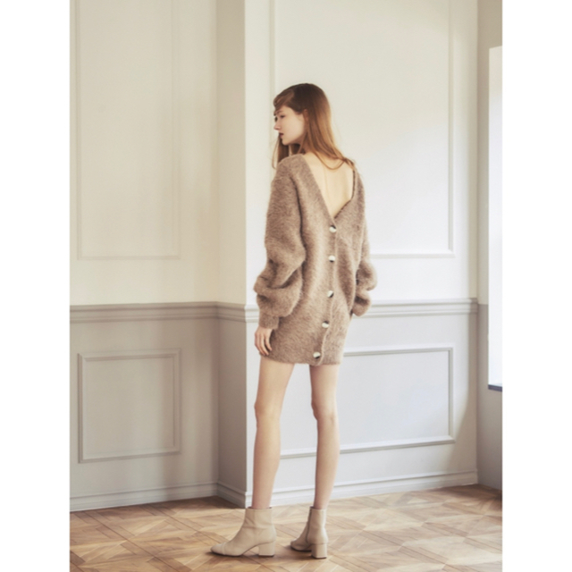 Rosary moon - Rosarymoon Alpaca 2way Cardigan MOCHAの通販 by Rosary moon - Rosarymoon Alpaca 2way Cardigan MOCHAの通販 by