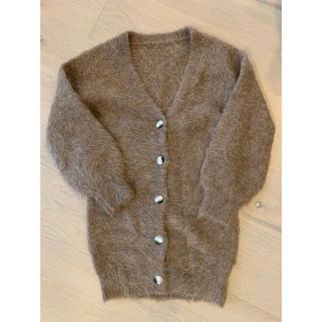 Rosarymoon Alpaca 2way Cardigan MOCHA-eastgate.mk