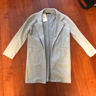 ザラ(ZARA)のZARA   ライトグレージャケット(ノーカラージャケット)