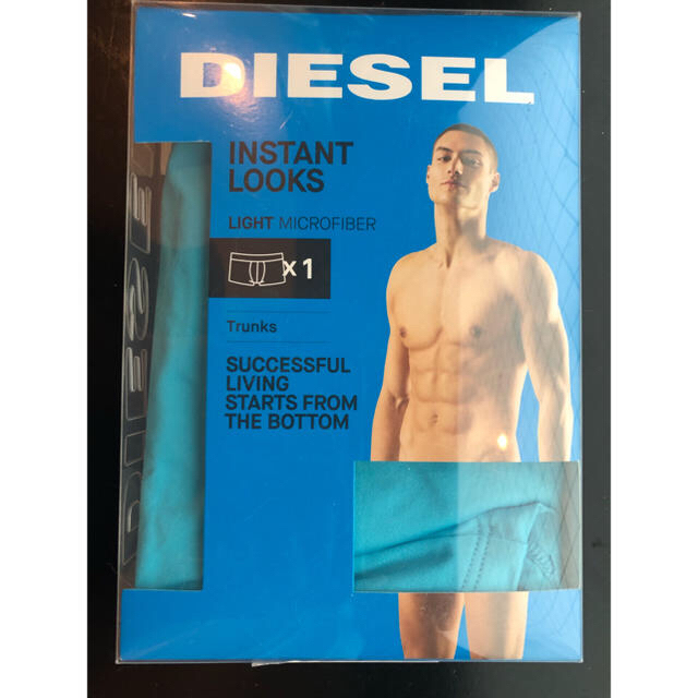 DIESEL(ディーゼル)の非売品 DIESEL ボクサーパンツ ブルー メンズのアンダーウェア(ボクサーパンツ)の商品写真