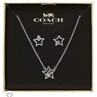 コーチ(COACH)の【再値下げ！】COACH

レディース シルバーネックレス&ピアス(ネックレス)