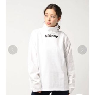 ステューシー(STUSSY)のstussywomen タートルネック トップス(Tシャツ(長袖/七分))