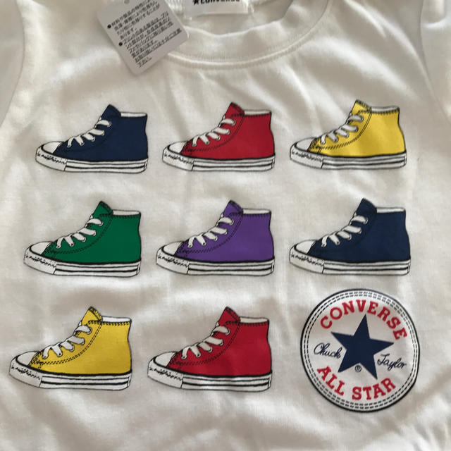 CONVERSE(コンバース)の新品未使用　コンバース  100サイズ　ロンT キッズ/ベビー/マタニティのキッズ服男の子用(90cm~)(Tシャツ/カットソー)の商品写真