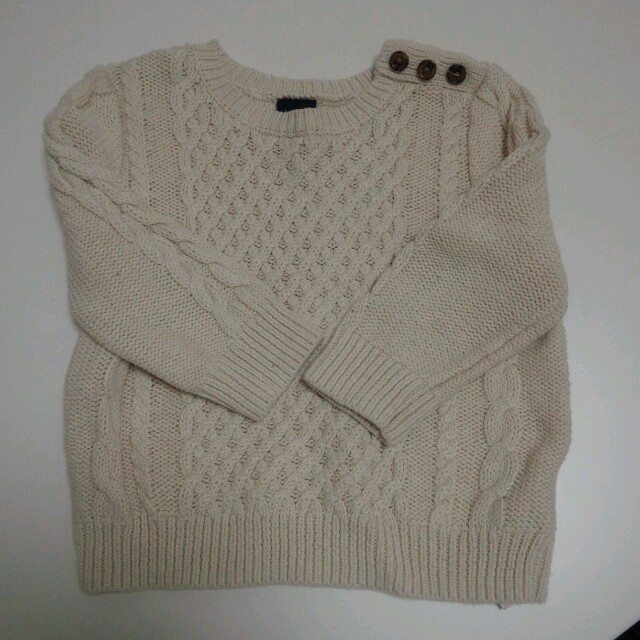 babyGAP(ベビーギャップ)のケーブルニット♡ キッズ/ベビー/マタニティのベビー服(~85cm)(ニット/セーター)の商品写真