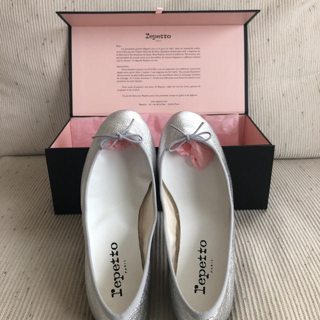 repetto(レペット)の★超可愛いレペット シルバー★ レディースの靴/シューズ(バレエシューズ)の商品写真