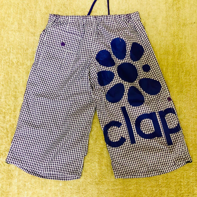 ☆clap  クラップ  パンツ パープルチェック M スポーツ/アウトドアのトレーニング/エクササイズ(トレーニング用品)の商品写真