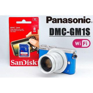 パナソニック(Panasonic)の珍しいブルーボディ♪ Wi-Fi搭載♪ パナソニック LUMIX GM1S(ミラーレス一眼)