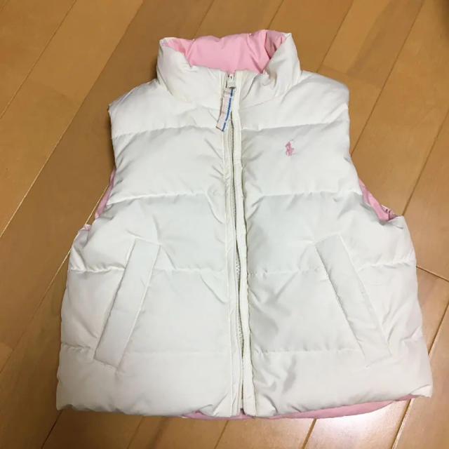 Ralph Lauren(ラルフローレン)の専用ラルフローレン リバーシブルダウンベスト キッズ/ベビー/マタニティのキッズ服女の子用(90cm~)(ジャケット/上着)の商品写真