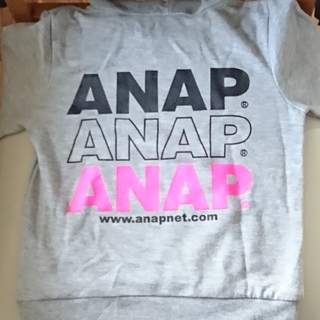 アナップキッズ(ANAP Kids)のANAP kids フードトレーナー 110㎝(Tシャツ/カットソー)