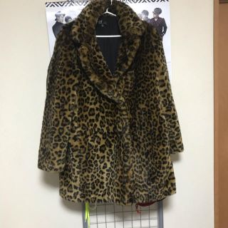 ザラ(ZARA)のZARA レオパードジャケット（着画有り）(チェスターコート)