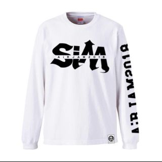 デビルユース(Deviluse)のSiM_AIRJAM2018_LongSleeveTee_WHiTE×BLACK(Tシャツ/カットソー(七分/長袖))