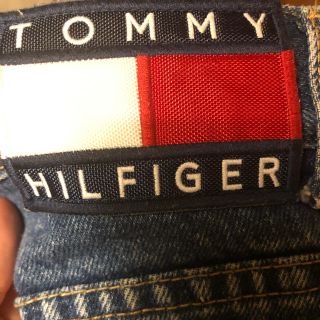 トミーヒルフィガー(TOMMY HILFIGER)のトミーヒルフィガー　90s 80s ロゴパッチ　希少(デニム/ジーンズ)