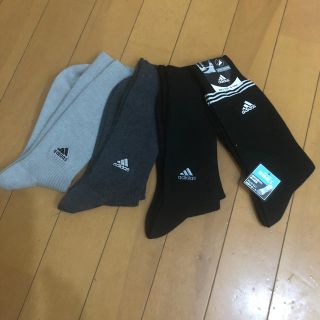 アディダス(adidas)のアディダス　メンズくつ下4足セット　(ソックス)