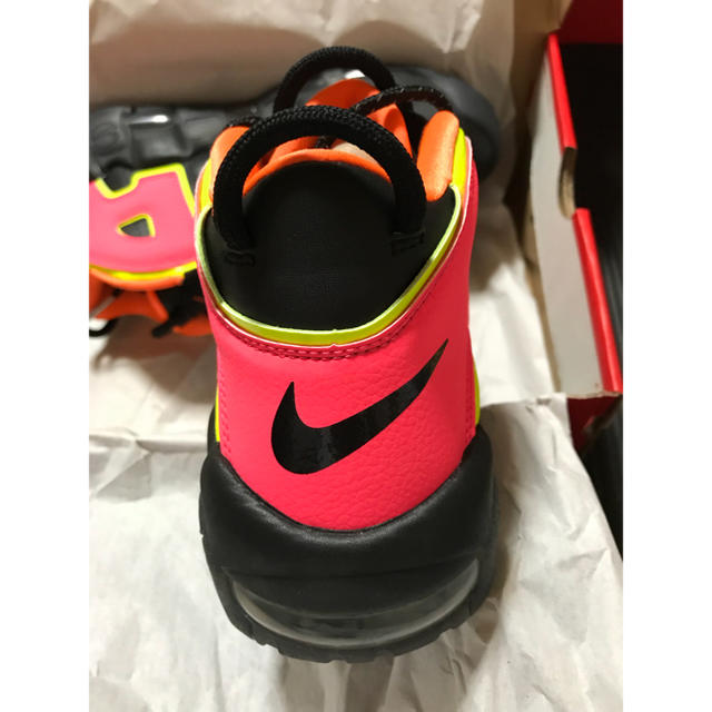 NIKE - 新品 25.5cm W エアモアアップテンポ モアテン ホットパンチ