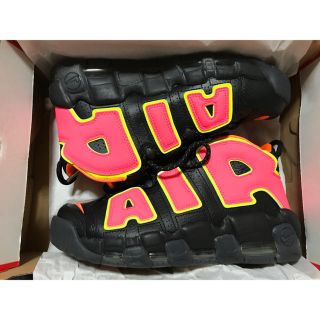 NIKE - 新品 25.5cm W エアモアアップテンポ モアテン ホットパンチ