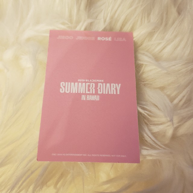 BLACKPINK  summer diary ROSE トレカ 1