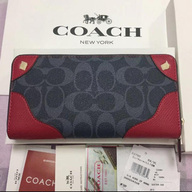 COACH(コーチ)のcoach財布アウトレット正規品 レディースのファッション小物(財布)の商品写真