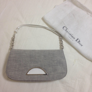 クリスチャンディオール(Christian Dior)のグレーのバッグ＊(ハンドバッグ)