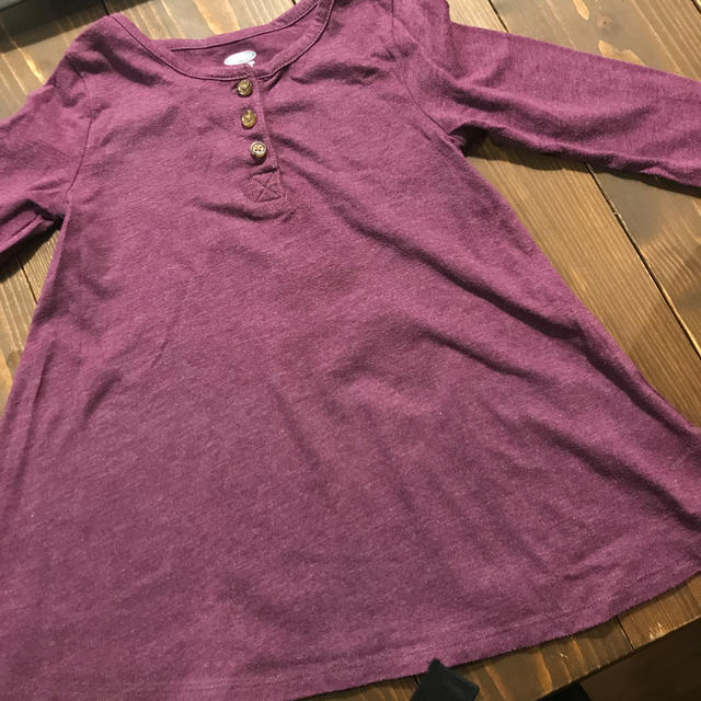 Old Navy(オールドネイビー)の長袖ワンピースSIZE90 キッズ/ベビー/マタニティのキッズ服女の子用(90cm~)(ワンピース)の商品写真