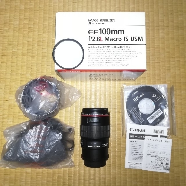 ブランド雑貨総合 F2.8L EF100mm 【美品】CANON - Canon Macro USM IS レンズ(単焦点)