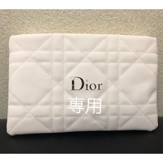 クリスチャンディオール(Christian Dior)の新品 Dior ポーチ クラッチ バック ホワイト(クラッチバッグ)