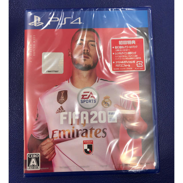 PlayStation4(プレイステーション4)のPS4 FIFA20  初回特典付き エンタメ/ホビーのゲームソフト/ゲーム機本体(家庭用ゲームソフト)の商品写真