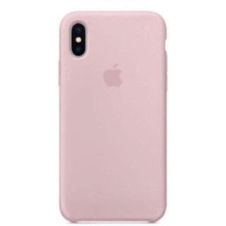 アップル(Apple)のiPhoneX純正シリコーンケース ピンクサンド新品(iPhoneケース)