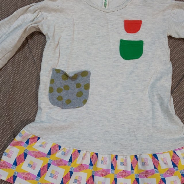 MARKEY'S(マーキーズ)のチュニック120cm キッズ/ベビー/マタニティのキッズ服女の子用(90cm~)(Tシャツ/カットソー)の商品写真