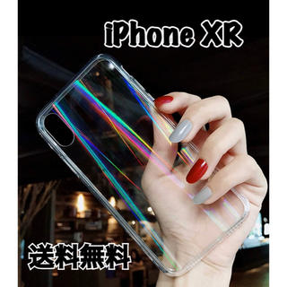 ✨クリアオーロラ iphone  XR 透明ソフトシリコンケース✨(iPhoneケース)