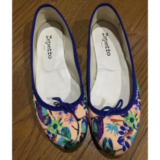 レペット(repetto)のフラットシューズ バレエシューズ レペット オウム 鳥 38 24cm(バレエシューズ)