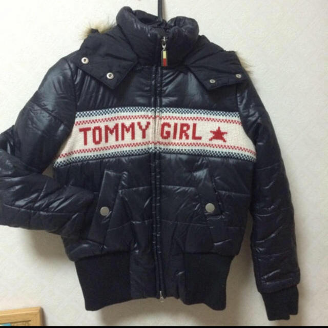 tommy girl(トミーガール)のトミーガール ダウンジャケット 黒 レディースのジャケット/アウター(ダウンジャケット)の商品写真