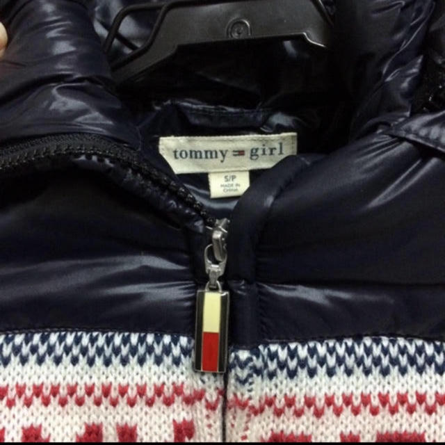 tommy girl(トミーガール)のトミーガール ダウンジャケット 黒 レディースのジャケット/アウター(ダウンジャケット)の商品写真