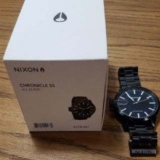 ニクソン(NIXON)の【故障しています!!】NIXON CHRONICLE SS ALL BLACK(腕時計(アナログ))