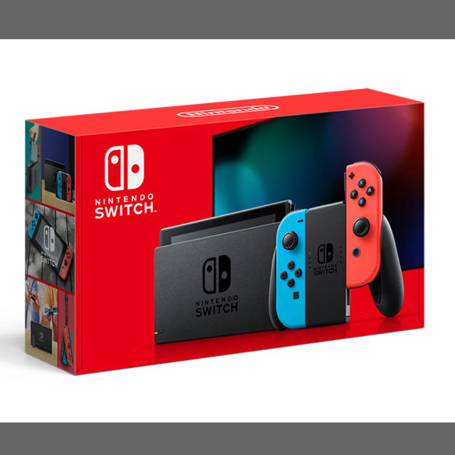 Nintendo Switch - (新型モデル) ニンテンドー スイッチ  本体 ネオンカラー×2台 店舗欄未記入